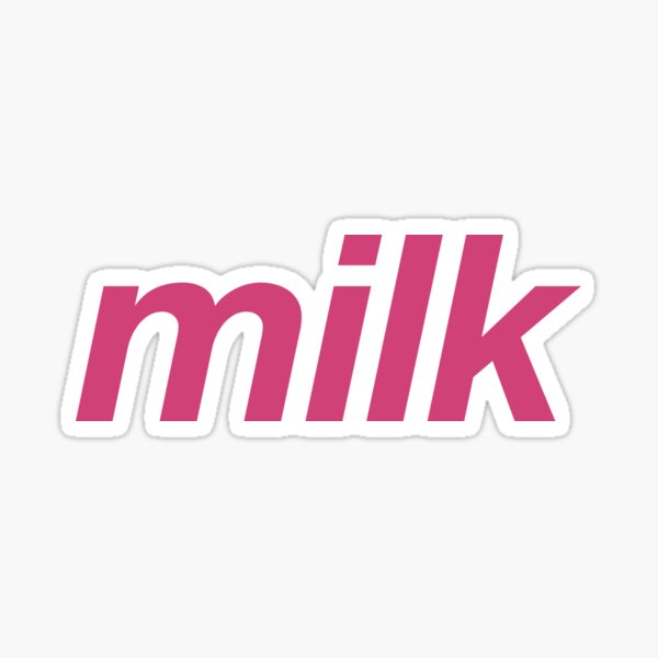 Item preview, Milk Pink ~ Foodie Hangry Food designed and sold by StrangeStreet.