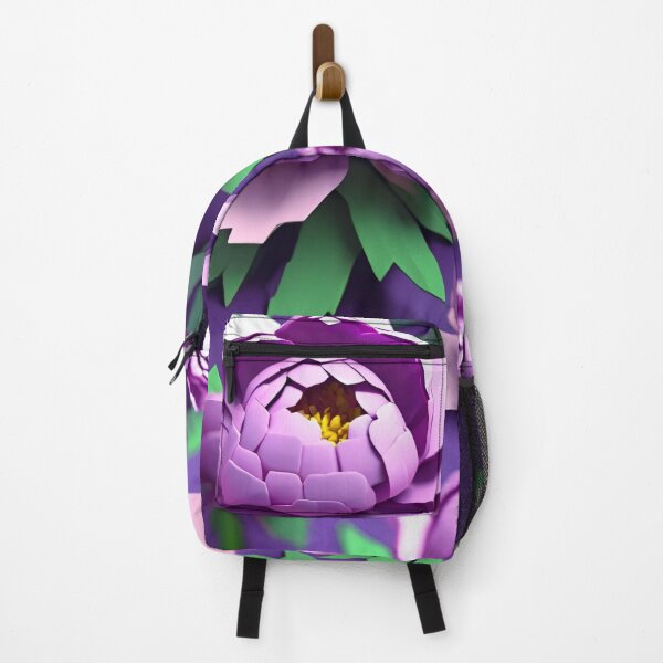 Item preview, Peony 3D Purple designed and sold by Rainbow Paws Garden.