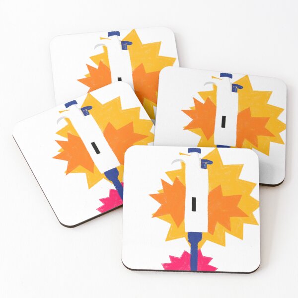 Item preview, micro pipette- sunset star background designed and sold by artbiome.