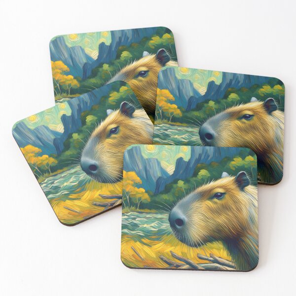 Item preview, Capybara Art #33 | Capybara Lovers designed and sold by ksgraphics222.