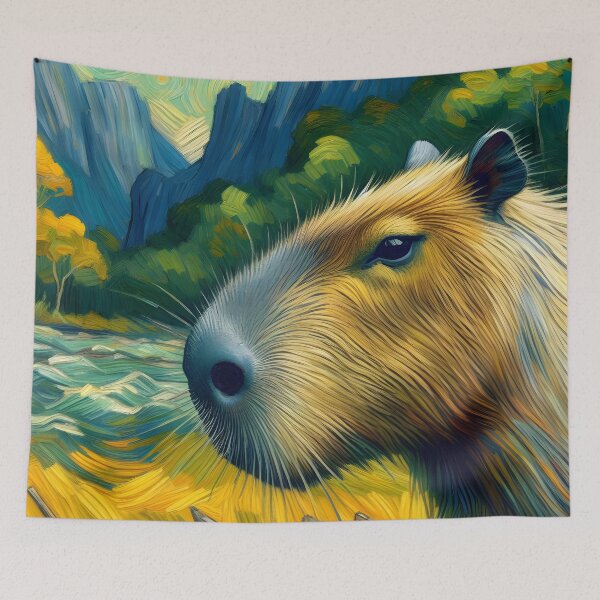 Item preview, Capybara Art #33 | Capybara Lovers designed and sold by ksgraphics222.