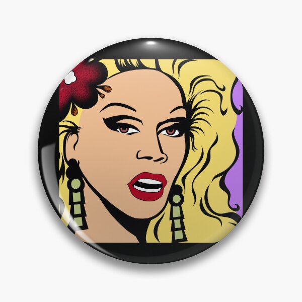 Item preview, RuPaul Cartoon PopArt Drawing designed and sold by Henrylizarraga.