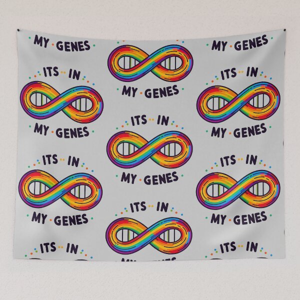 Item preview, Rainbow infinity - its in my genes designed and sold by Vkinsify.