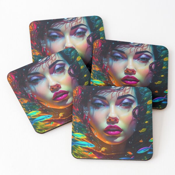 Item preview, Wet Neon Pinup designed and sold by MatrixTattoo.