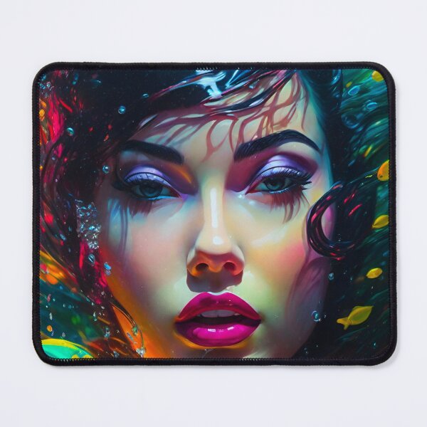 Item preview, Wet Neon Pinup designed and sold by MatrixTattoo.
