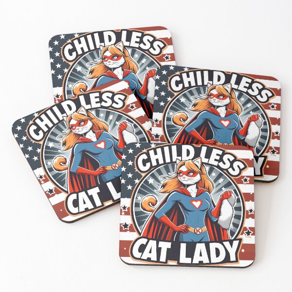 Item preview, Childless Cat Lady Kamala Harris VP designed and sold by CottonHeads.