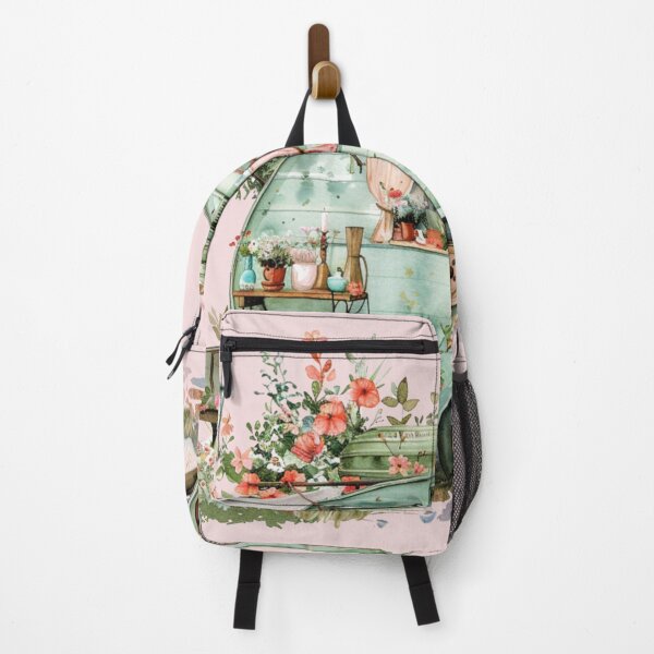 Item preview, Floral Summer Camper designed and sold by GiraffeCreative.
