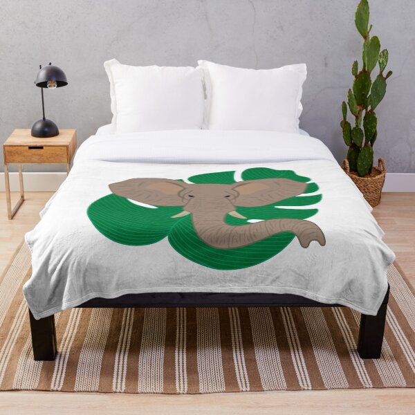 Item preview, Elefante y hoja de la selva designed and sold by lilbitsnbuttonz.