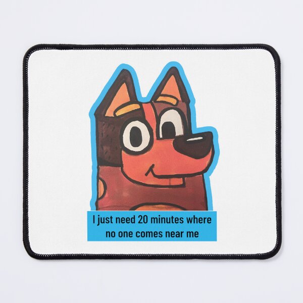 Item preview, Blue dog show chilli parenting design designed and sold by Alicia Perrelli.