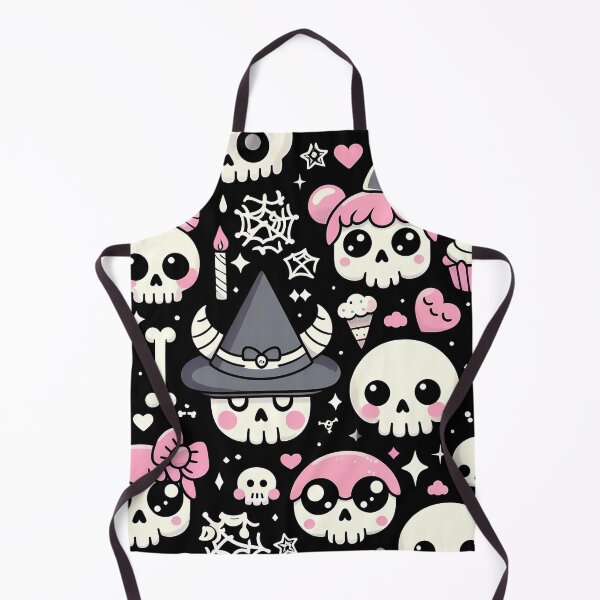 Item preview, kawaii Sugar Skull pattern designed and sold by LittleBabyStyle.
