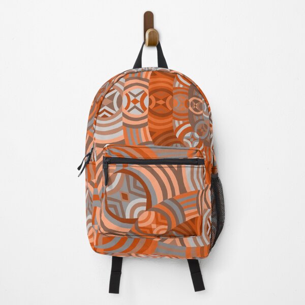 Item preview, Mandala No 4 in orange and gray designed and sold by denisebrown.