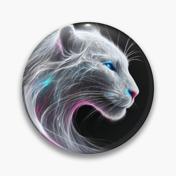 Item preview, Puma Cat with Neon Effect designed and sold by Blink Art Studio.