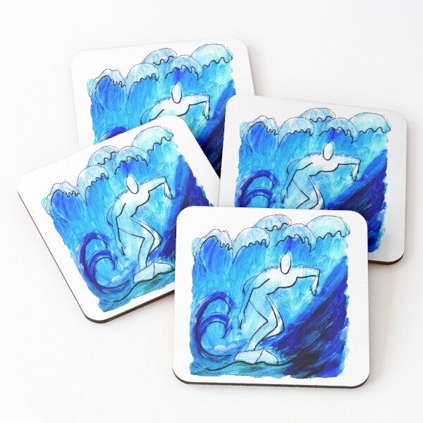 Item preview, surfing in breaking waves designed and sold by nakazanije.