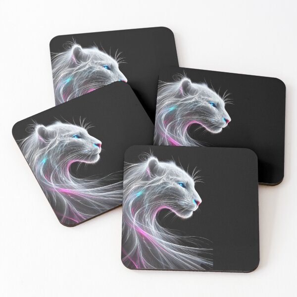 Item preview, Puma Cat with Neon Effect designed and sold by Blink Art Studio.