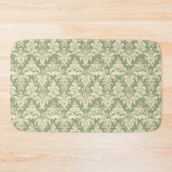 Item preview, Regency era inspired sage brocade swirls designed and sold by filigreedigital.