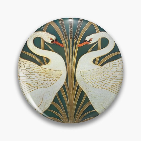 Item preview, Iris And Rush Swans Walter Crane | Art Nouveau designed and sold by pixldraw.