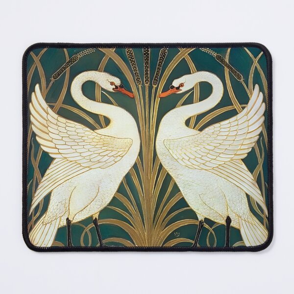 Item preview, Iris And Rush Swans Walter Crane | Art Nouveau designed and sold by pixldraw.