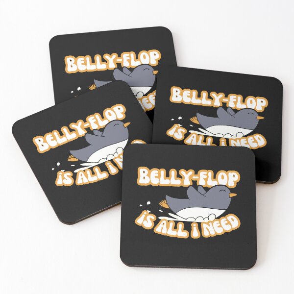 Item preview, Funny Penguin - Belly flop is all I need designed and sold by penguinarchives.