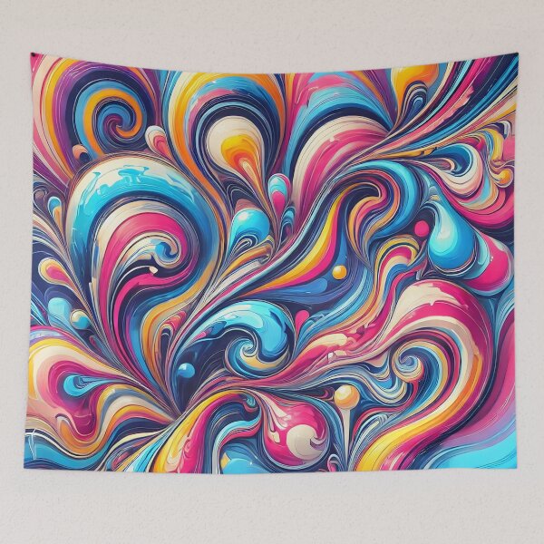 Item preview, Vibrant Fluid Art Design  designed and sold by Abdulra7man369.