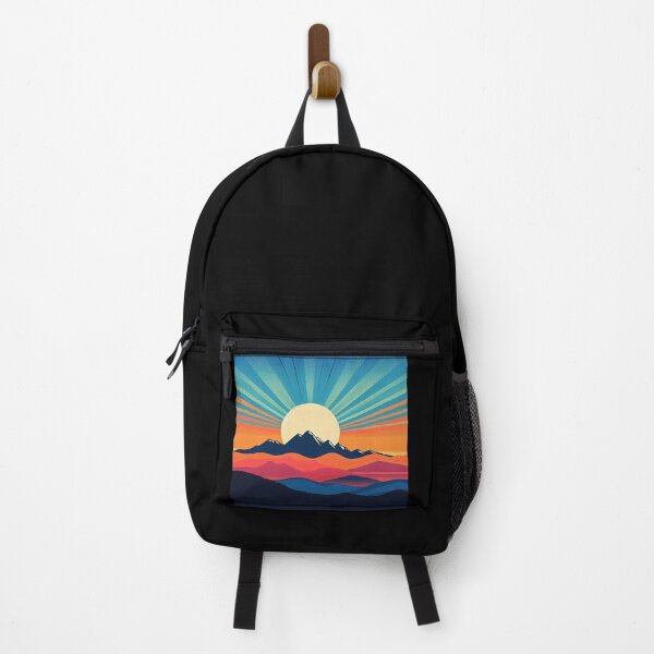 Item preview, Sunset Mountain Pop Art Style designed and sold by artofuniverse.