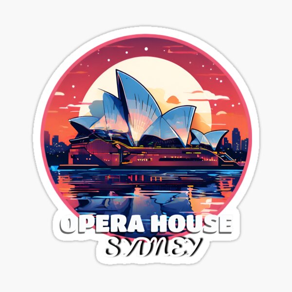 Item preview, Opera  house sydney sticker designed and sold by Mg59.