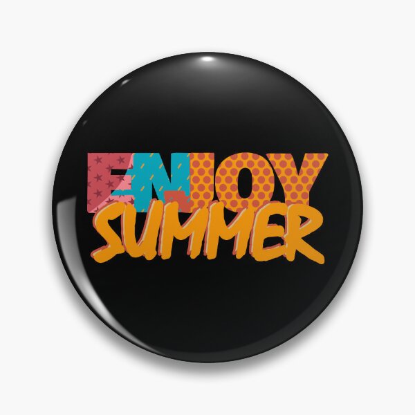 Item preview, Enjoy Summer Retro Typography  designed and sold by ArtNoveltee.