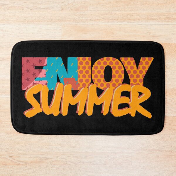 Item preview, Enjoy Summer Retro Typography  designed and sold by ArtNoveltee.