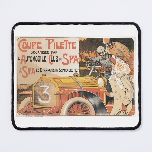 Item preview, Coupe Pilette Race at Spa - Vintage Poster - 1907 designed and sold by BASlade93.
