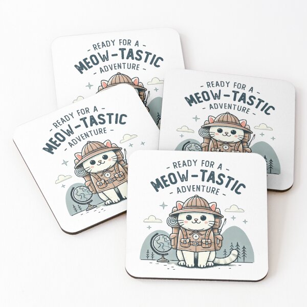 Item preview, Meow-tastic Adventure Cute Explorer Cat Lovers designed and sold by DuxDesigns.