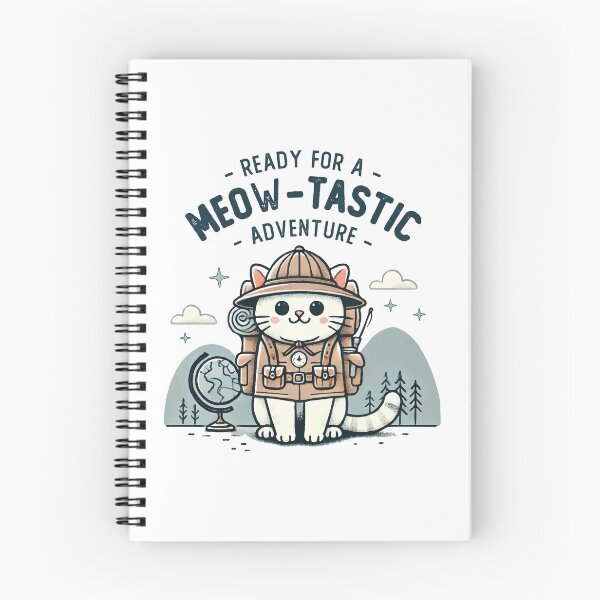 Item preview, Meow-tastic Adventure Cute Explorer Cat Lovers designed and sold by DuxDesigns.