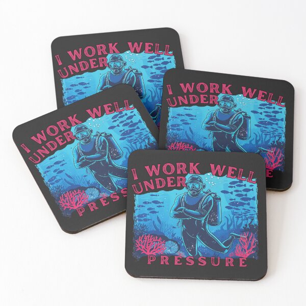 Item preview, Scuba Diver I Work Well Under Pressure designed and sold by AlienOccupation.