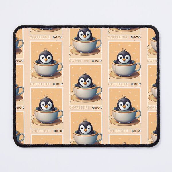 Item preview, Cute Animals - Coffee is life for our little penguin designed and sold by penguinarchives.