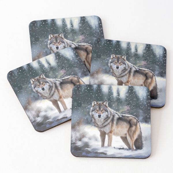 Item preview, Sasha the snow wolf designed and sold by Grahamgc.