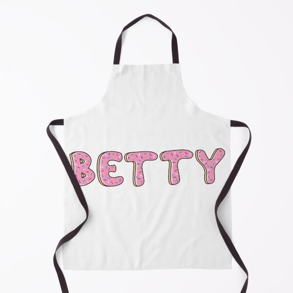 Item preview, Betty Name word Shaped Like Pink Donuts  designed and sold by DonutsWords.
