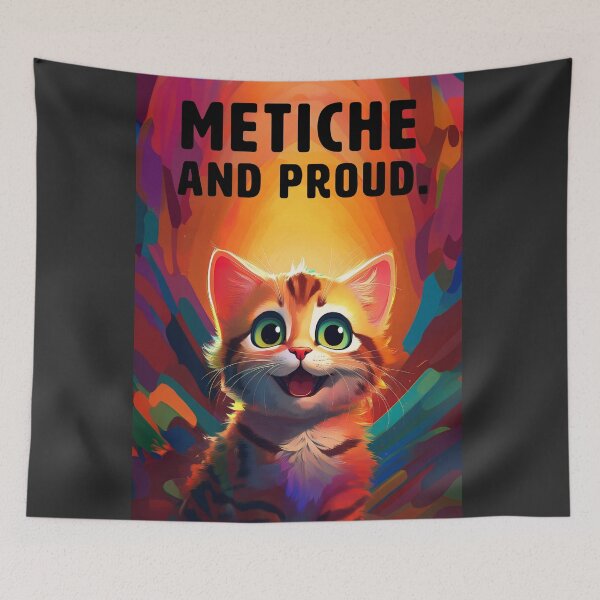 Item preview, METICHE AND PROUD ADORABLE KITTY GIF designed and sold by La Loca.
