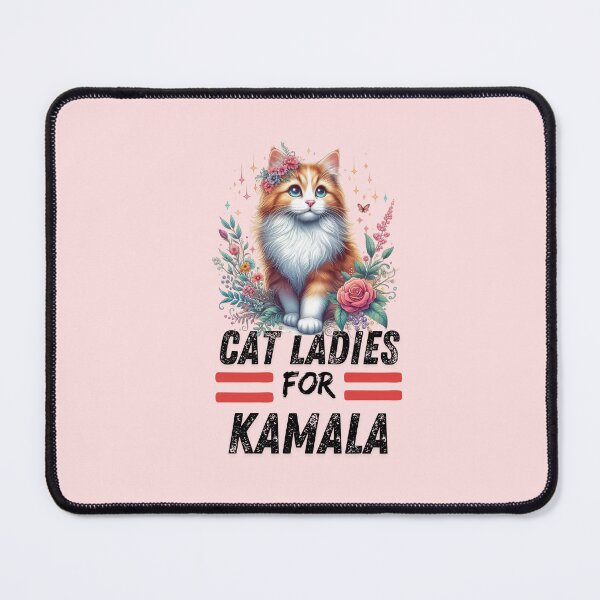 Item preview, Cat ladies for kamala designed and sold by Fateh-Kro ⭐⭐⭐⭐⭐.