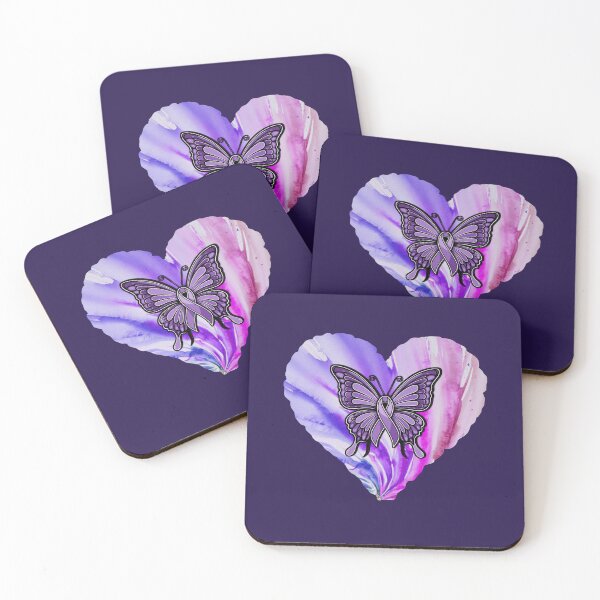 Item preview, Lupus Awareness & Support Purple Ribbon Butterfly  designed and sold by tamdevo1.