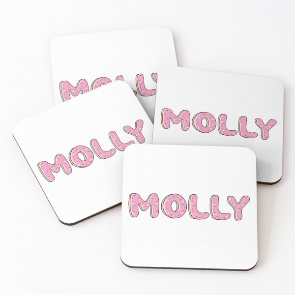 Item preview, Molly Name Pink Donut Sprinkles designed and sold by ITCHAWAWAA.