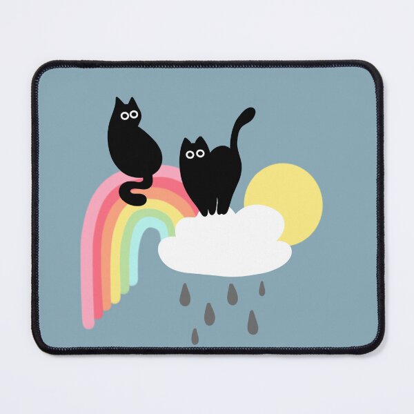 Item preview, Over the rainbow bridge, black cats   designed and sold by Lucy Dynes.