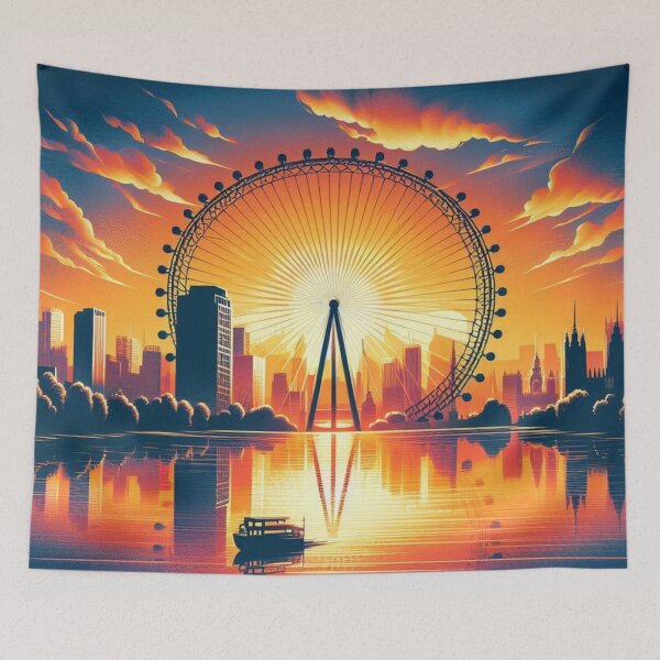 Item preview, London Eye Sun Set designed and sold by DeeCeeFashion.