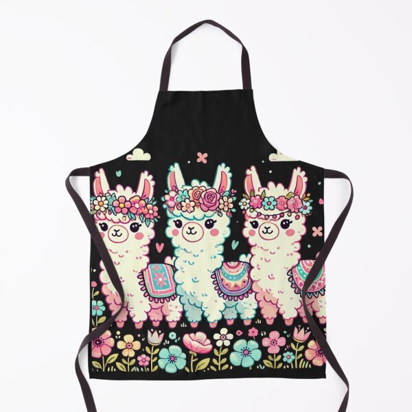 Item preview, Lovely Llamas Kawaii Style Illustration designed and sold by smc1059.