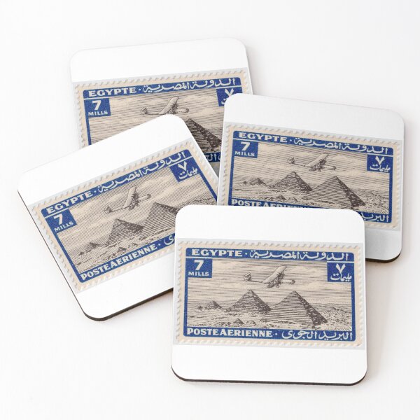 Item preview, Egyptian Air Mail with the Pyramids of Giza, 1933 designed and sold by rogerstrawberry.