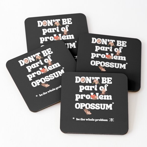 Artikelvorschau, Seien Sie nicht Teil des Problems Opossum Shirt entworfen und verkauft von YenViolet.
