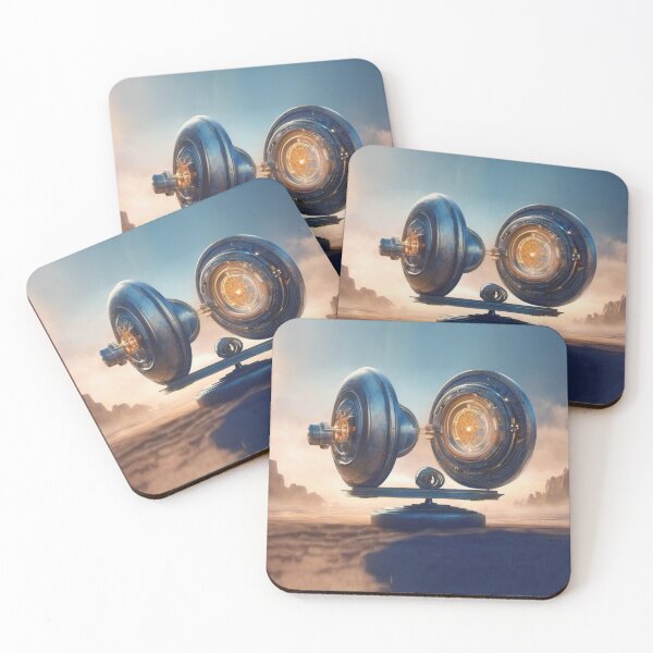 Item preview, Double gyroscope in a desert designed and sold by quasartphil.