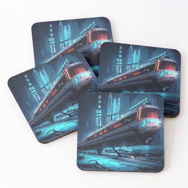 Item preview, Space train on a bridge designed and sold by quasartphil.