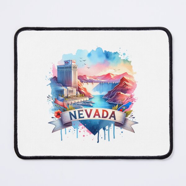 Artikelvorschau, ✨Retro-Aquarellkarten der US-Bundesstaaten – New Mexico – Vintage-Reisekunst für T-Shirts, Tassen, Aufkleber und mehr entworfen und verkauft von artedigital99.