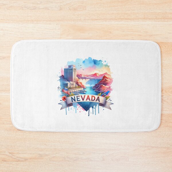Artikelvorschau, ✨Retro-Aquarellkarten der US-Bundesstaaten – New Mexico – Vintage-Reisekunst für T-Shirts, Tassen, Aufkleber und mehr entworfen und verkauft von artedigital99.