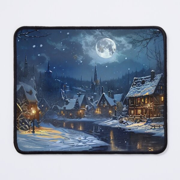 Item preview, Snowy Village at Night designed and sold by MPJeffers.