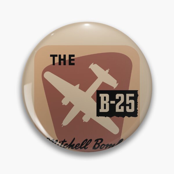 Item preview, B-25 Mitchell Bomber WW2 Plane Vintage Graphic designed and sold by MilitaryMart.