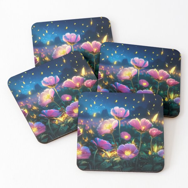Item preview, Fireflies around Flowers designed and sold by MPJeffers.